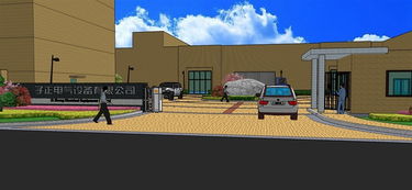 精品工厂景观设计 SU模型在开发过程中的精细化应用